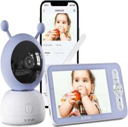 Baby Monitor Camera, 2K Resolution, 360° Rotation, Smart Motion Detection,