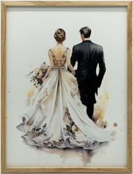  VÁSZONFESTÉS ESKÜVŐI ÁLMOK PREMIUM VÁSZON KERET NÉLKÜL 50x70 CM