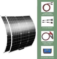  Napelemkészlet, 100W -os kapacitás, rugalmas kialakítás, 100W -os napelemkészlet