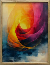  FALI PLAKÁT SZÍNEK ÉBREDÉSE FA KERETTEL 70x100 CM