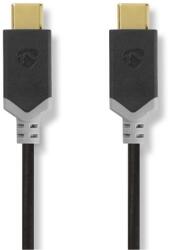 Nedis CCBW64700AT10 USB3.2 Gen 1 USB-C (USB C) mufă - mufă, 60 W, 4K60Hz, 5 Gbps, 1m (CCBW64700AT10)