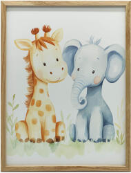  VÁSZONFESTÉS BARÁTAI A DZSUNGLEBŐL KERET NÉLKÜL PREMIUM VÁSZON 50x70 CM