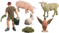 Rappa Set de joacă Rappa - Fermă în cutie, 6 piese (217744) Figurina