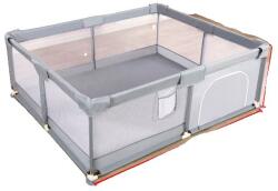  Babajáróka, biztonságos habgolyó medence, lélegző kialakítás, gyermekbarát hozzáférés, Szürke 180-200cm