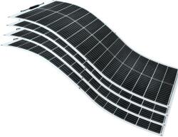 100 W rugalmas napelemes panel, nagy hatékonyságú monokristályos, ultra könnyű kialakítás, 400W-4X100W