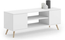  Focus Skandináv stílusú TV szekrény 155cm, Fehér - pepita - 33 290 Ft