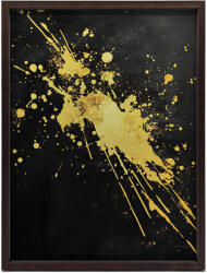  VÁSZFESTÉS ARANY SZIKRÁHOZ FEKETE ALAPRA 70x100 CM