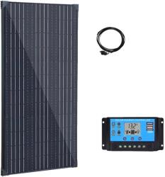  Napelemes rendszer, 150W vagy 300W teljesítmény, nagy hatékonyság, 150W fekete készlet