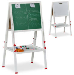  Fehér kétoldalas állítható magasságú rajztábla gyerekeknek 102-135 cm 10047567