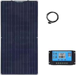  Rugalmas napelemkészlet, 120W vagy 240 W teljesítmény, 12 V/24 V kompatibilitás, 120W -os készlet