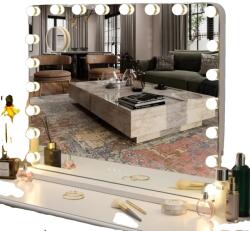  Fürdőszoba smink tükör, 20 LED-es lámpa, érintésvezérlés, FEHÉR