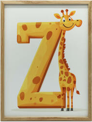  Z BETŰ VÁSZON FESTŐ ZSIRÁF GYERMEKEKNEK KERET NÉLKÜL 70x100 CM