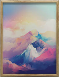  FESTMÉNY VÁSZONRA HEGYPASZTELL ÁLOM KERET NÉLKÜL 50x70 CM