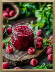 KERET FALI PLAKÁT RASPBERRY DELIGHT 70x100 CM MATT FA