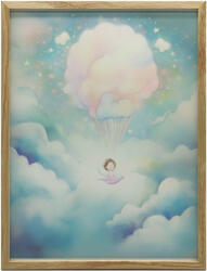  VÁSZONFESTÉS Léggömb ÁLMOK VILÁGA GYERMEKEKNEK KERET NÉLKÜL 50x70