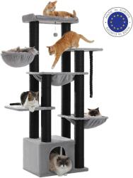  Magas macskafa, többszintű kialakítás, szizális karcolóoszlopok, AMT0268bk, XL