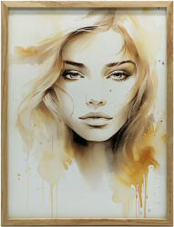  Keret Fali Plakát Mysterious Beauty 50x70 Cm Fa Matt Papír