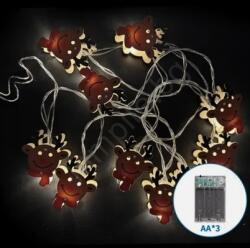 Aigostar - LED гирлянда 20xLED/3xAA 3m топла бяла елен (AI2231)