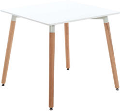 Tim Wood Viborg étkezőasztal fehér 80x80 cm 202780802
