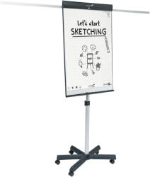 Legamaster Sketch Pro mobil flipchart csillaglábbal
