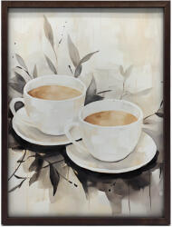  Plakát Falra Arany Keretes Kávé Egyszerűség 60x90 Cm