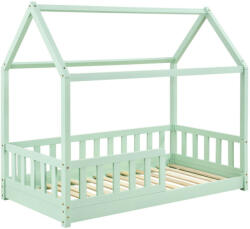  Marli gyerekágy leesésgátlóval matrac nélkül 80x160 cm menta 28484
