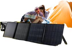  Összecsukható napelemek töltője, 150W teljesítményű kimenet, USB és PD típusú C kompatibilitás, 18 V -os, 150W