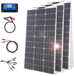  Rugalmas napelemkészlet, nagy hatékonyságú monokristályos, vízálló kialakítás, 300W -os készlet