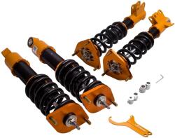  Adjustable Coilovers for Subaru Forester, 24-Way Damper Adjustment, Durable Aluminum Build, Enhanced Ride Comfort,
