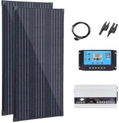  Napelemkészlet, 150W teljesítményű, könnyű alumínium keret, 300W x 1000W 220 V