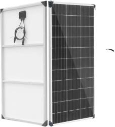  12 V -os napelemkészlet, 300W/320W teljesítmény, 2 panelt tartalmaz, 300W 2pcs 150W készlet