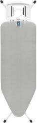 Brabantia Vasalódeszka 1240X450 mm - C Méret, Fix Vasalótámasz, D=22 mm Fehér Váz, Metalizált Szürke Huzat - 238864 Vasalódeszka