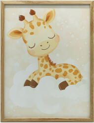  VÁSZON FESTÉS ZSIRÁF ÁLMA, DÍSZ 50x70 CM KERET NÉLKÜL