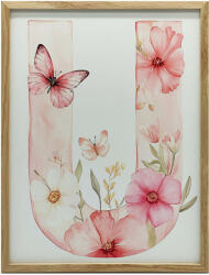  VÁSZONFESTÉS VIRÁGOK ÉS LEPKÉK KERET NÉLKÜL 50x70 CM PREMIUM VÁSZON