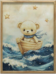  Vászon Festő Medve Keret Nélkül Premium Vászon 70x100 Cm