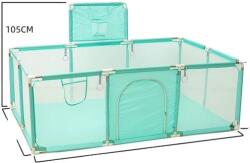  Baby Playpen, nagy méret, rajzfilm kialakítás, Zöld nincs foci cél