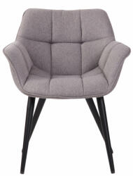  Roseville étkezőszék szövet világosszürke 318308