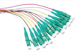 LogiLink Színes Pigtail Szett 12xLC, OM3 50/125, 2m Aqua Csatlakozó