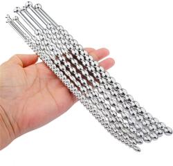 SuperLove Urethral Sounding Curved & Beaded Premium Stainless Steel Dilator Set