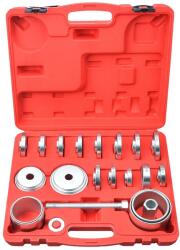  Elsőkerék -meghajtó csapágykit, 23 darab, eltávolító adapter,