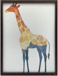  KERET FALI PLAKÁT ARANY ZSIRÁF MOZAIK 60x90 MATT