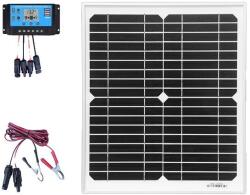  Mono napelem, 10W, 18 V, 10W Solar Kit A2