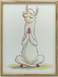  PLAKÁT KERETES FALHOZ LAMA MEDITÁCIÓS DÍSZÍTÉSBEN 70x100 CM