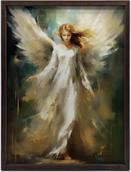  FESTMÉNY VÁSZRA ŐRANGYAL SMAGRALD TÉR 50x70 CM KERET NÉLKÜL