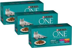ONE Purina One Adult macska tasak MIX ízek szószban 120x85g