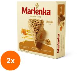 Marlenka Set 2 x Tort Marlenka cu Miere si Nuca, Honey Cake, 800 g