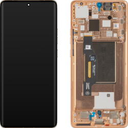 Motorola Piese si componente Display cu Touchscreen Motorola Edge 50, cu Rama, Roz (Peach Fuzz), Service Pack 5D68C25137 (5D68C24916) - pcone