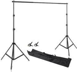  Fotózási háttérállvány, teleszkópos tervezés, stúdiófotó támogatás, 2600x3000, 1. teleszkópos készlet