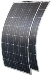  Rugalmas napelemkészlet, 12 V -os kimenet, hajó, autó, lakókocsihoz alkalmas, 200W SOALR panel