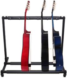  Universal Guitar Stand, Holds 5 Guitars, Freestanding Design, Durable Iron Construction,